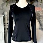 Champion Double Dry Performance Shirt Black Long Sleeve Athletic Womens Small Photo 0