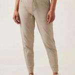 Athleta  Trekkie North Jogger Size 8 Beige Photo 0