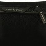 Daisy Fuentes  sz small black sweater button (351) Photo 1