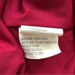 Fabletics  Hot Pink Sports Bra Metallic Silver Straps Athletic Gym Wear Yoga S Photo 8