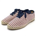 Joie NWT  Corston Espadrille Sneaker Navy Red Cream Gold Women’s 38.5 US 7.5-8 Photo 5