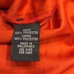 I.N. San Francisco Fit & Flare Lined Orange Lace Dress Size 3 EUC Photo 9