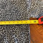 J Jill Gray Cotton Blend Animal Print Leopard Thin Knit Sweater Size Large Photo 11