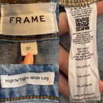 frame denim Frame High N Tight Wide Leg Jeans size 31 Photo 6