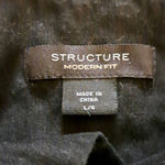 Structure Womens Fast Tac Long Sleeve Modern Fit Button up Shirt Black Size L/G Photo 2