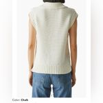 Michael Stars Torrance Collar Sweater Vest color chalk women’s x small Photo 7
