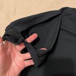 NYDJ size S short sleeve basic black tshirt with cute ties at the sleeve GUC Photo 2