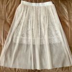 Victoria's Secret Victoria’s Secret Ivory Lace Skirt Photo 4