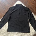 Vintage Joanna Black Laser Cut Button Down Shirt Photo 6