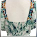 Johnny Was NWT Jade Marble Puff Sleeve Midi Dress Photo 10