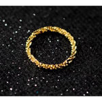 Boutique Sparkling Yellow Gold Plated 925 Margarita Chain‎ Flexible Ring, Sz 6.5 Photo 8