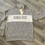 UG Apparel Florida State University Women's Large Gray
1/4 Zip Pullover NWT Gray Photo 0