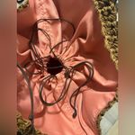 Rode Sko Bohemian Straw Woven Tote Bag Concho Beach Resort Western Brown Pink Photo 4