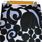 Ann Taylor  Tulip Pencil Skirt Blue Abstract Floral Swirl NWT Women's 4‎ Career Photo 1