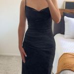 Laundry by Shelli Segal  velvet black sparkle dress Photo 0