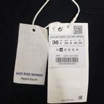ZARA  Z1975 Mid Rise Skinny Peach Touch Jeans Size 4 NEW Photo 11