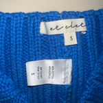Boutique Blue Strapless Knit Top Photo 2