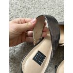 White House | Black Market WHITE HOUSE BLACK MARKET Gwen Mule Heeled Women's Size US 7.5 Gunmetal Photo 3