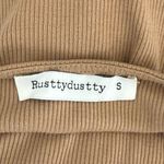 Stylish Brown Crop Top for Women Tan Photo 5