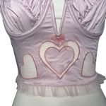 For Love & Lemons NWT  Heart Bustier Size Small Photo 4
