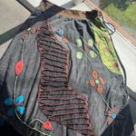 Rising International Handmade Boho Patchwork Skirt Small Fairy Cottage Floral Gray Photo 2