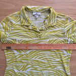 Jude Connally‎ Green Zebra Print Polo Dress Summer Casual Chic Size Small Photo 2