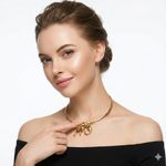 14k Gold Panther Slide Pendant + 14k Italy Omega Chain – 22.3g Photo 0