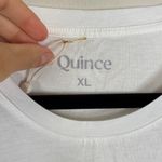 Quince  Cotton Modal Muscle Tank High Neck‎ White Size XL Photo 5