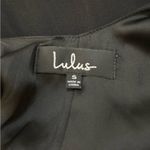 Lulus Lulu’s black oval back cutout mini dress women’s size small Photo 3