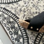 a.n.a Black Wedge Sandals Platforms Cork Womens 8.5 Photo 8