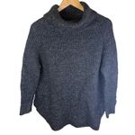 Free People  Dylan Tweedy Size Medium Boho Cowl Neck Wool Blend Sweater Outdoor Photo 0