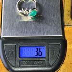 Natural Chrysocolla Sterling Silver Starfish Ring Size 8 Photo 7