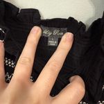 Lila Rose Lily Rose Black Aztec Stripe Smocked Cropped Tank Size Large Photo 2