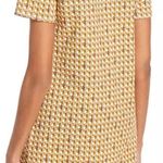 Tory Burch Cotton Basketweave T-Shirt Cotton Shift Logo Dress Photo 1