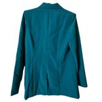 Sincerely Jules One Button Front Pockets Teal Women's Blazer Sz M NWT Blue Size M Photo 3