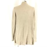 Royal Robbins  Tahoe Cardigan Sweater Draped Open Front Beige Ribbed Size M Photo 1