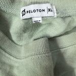 Peloton Crewneck Sweatshirt Green XL Brave Unstoppable Athleisure Minimalist Photo 2