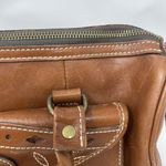 Patricia Nash Crossbody Tote Bag Cognac Brown Leather Handbag Photo 2