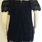 Cotton Candy LA Crochet Lace Black Off Shoulder Dress Photo 2