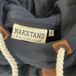 Naketano Cowl Neck Hoodie | Navy Blue | Size S Excellent Condition Photo 11