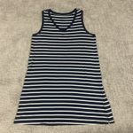 Pact  Dress Womens Large Striped A-Line Tank Navy White Sleeveless Organic Cotton Photo 1