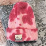 No Boundaries Comfy Pink Tie Dye Beanie Warm Winter Cap Ski Snow Hat Womens Photo 8