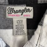 Wrangler  Plaid Brushed Flannel Pearl Snap Button Shirt Womens Size Small Buffalo Photo 5
