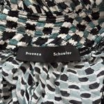 Proenza Schouler  Silk Cap Sleeve Printed Crepe Chiffon Blouse Photo 2