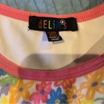 DELIAS Flower Power 90s Mesh Mini Dress size XS Pink Photo 6