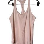 Lululemon  cream blush racer back woven tank sz 4 Photo 0