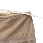 Cache Y2K Tiered Midi Skirt Boho Mesh Lace Bohemian Tan Brown Women's Size Small Photo 3