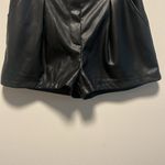 CLUB L LONDON (NWT) Leather Look Paperbag Shorts, Black, Size 8 (US), 12 (UK) Black Photo 6