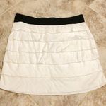 EXPRESS ruffle tiered stretch mini skirt white Photo 0