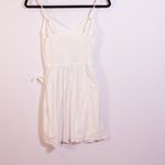 Abercrombie & Fitch NEW  Cotton Mini Tank Strap Wrap Lightweight White Dress S Photo 3